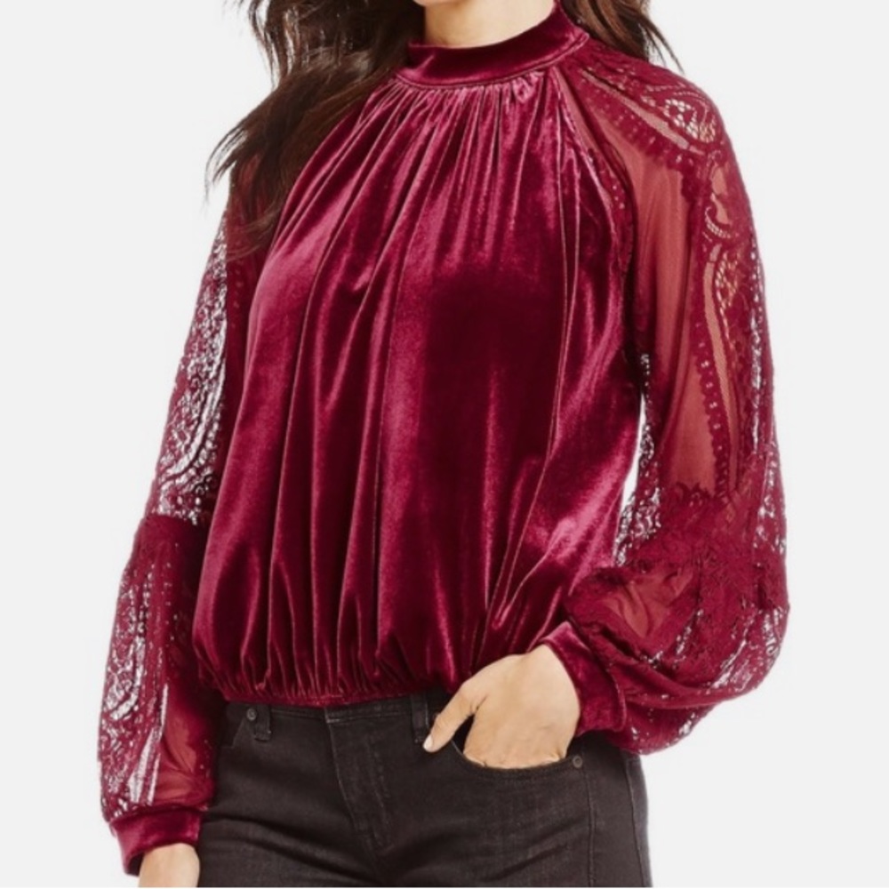 Free People Velvet Top